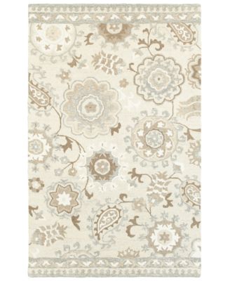 Oriental Weavers - Craft 93005 Ivory/Gray 3'6" x 5'6" Area Rug