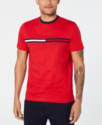 Tommy Hilfiger - Men's Big & Tall Tino Logo Graphic T-Shirt