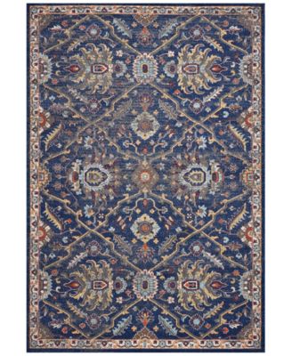 Kas - Corsica Courtyard 7859 Royal Blue 5'3" x 7'7" Area Rug