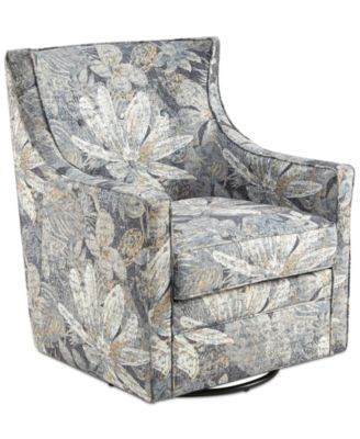Furniture - Alana Swivel Glider Chair, Quick Ship