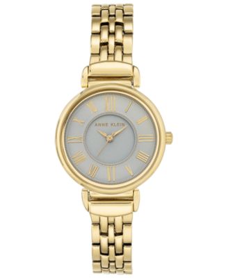 Anne Klein - Women's Gold-Tone Bracelet Watch 30mm