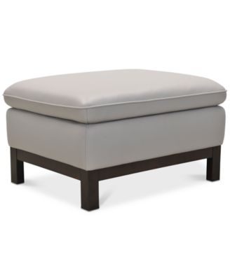 Furniture - Virtron 24" Leather Ottoman