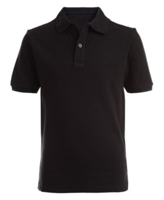 Nautica - Husky Boys Stretch Light Yellow Double Piqu&eacute; Polo