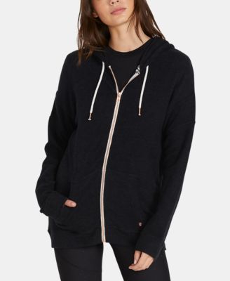 Volcom - Juniors' Lil Zip Fleece Zip-Up Hoodie