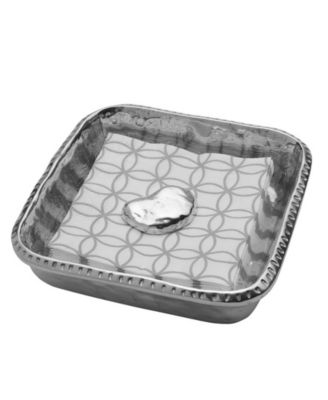 Wilton Armetale - River Rock Napkin Box With Weight