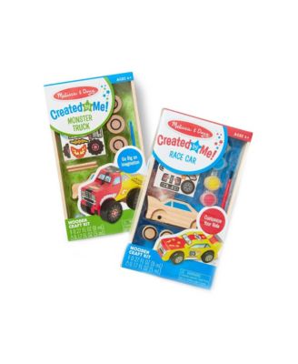 Melissa and Doug - DYO Race Car  Monster Truck Bundle