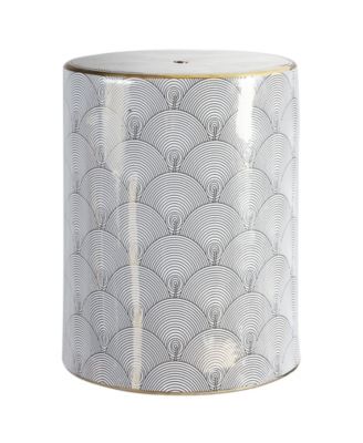 JONATHAN Y - Fish Garden Stool, Quick Ship