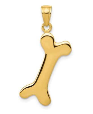 Macy's Brand - Dog Bone Charm in 14k Yellow Gold