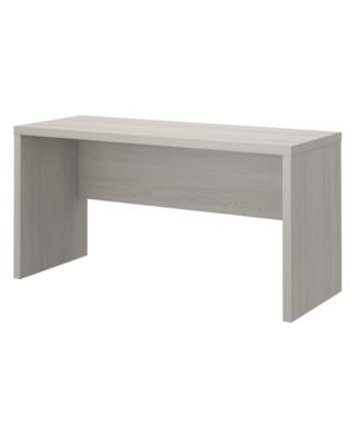 Kathy Ireland Office by Bush Furniture - Office by kathy ireland&reg; Echo 60W Credenza Desk in Gray Sand