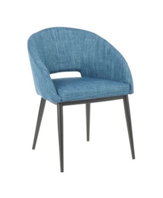Lumisource - Renee Black Metal Chair, Quick Ship