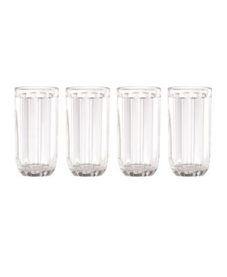 kate spade new york - Park Circle Clear Drinkware S/4