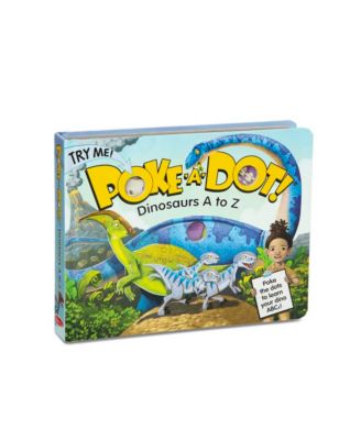 Melissa and Doug - Children's Book - Poke-A-Dot: Dinosaurs A to Z Board Book with Buttons to Pop