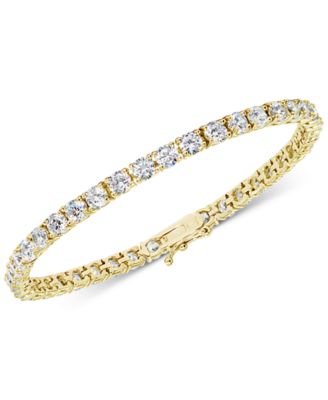 Giani Bernini - Cubic Zirconia Tennis Bracelet in Sterling Silver (Also available in 18k gold over silver)