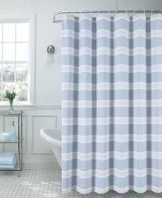 Dainty Home - Madison Striped 70" x 72" Shower Curtain