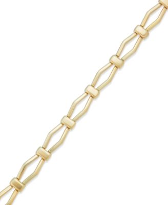 Macy's Brand - 10k Gold Bracelet, Marquise Bracelet