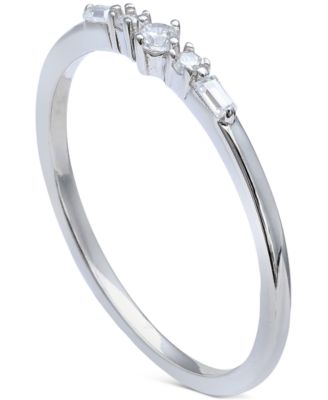 Giani Bernini - Cubic Zirconia Stacking Ring in Sterling Silver