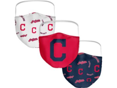 Fanatics - Cleveland Indians 3-Pk. Face Covering