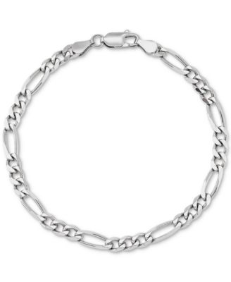 Giani Bernini - Figaro Link Chain Bracelet in Sterling Silver