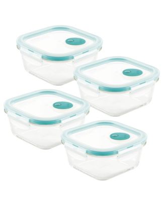 Lock n Lock - Purely Better Vented 8-Pc. Glass Food Storage Containers, 17-Oz.