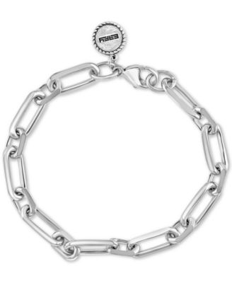 EFFY Collection - Men's Oval Link Bracelet in Sterling Silver