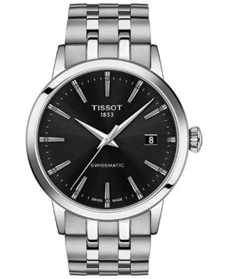 Tissot - Men's Swiss Automatic Classic Dream Stainless Steel Bracelet Watch 42mm