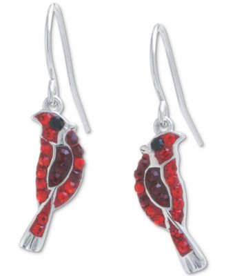 Giani Bernini - Crystal Cardinal Drop Earrings in Sterling Silver