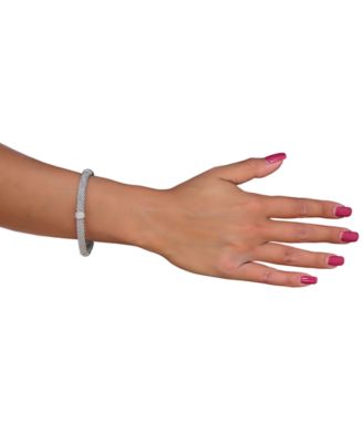 Macy's - Diamond Bracelet in Sterling Silver (1/4 ct. t.w.)
