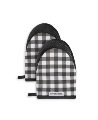 KitchenAid - Gingham 2-Pc. Mini Oven Mitt Set
