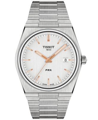 Tissot - Men's Swiss PRX Stainless Steel Bracelet Watch 40mm