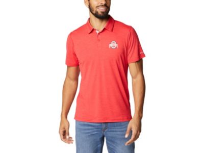 Columbia - Ohio State Buckeyes Men's Tech Trail Polo
