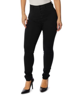 Dollhouse - Juniors' High-Rise Curvy Skinny Jeans With Back Yoke Seam Detail