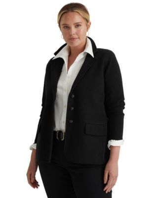 Lauren Ralph Lauren - Plus Size Sweater Knit Blazer
