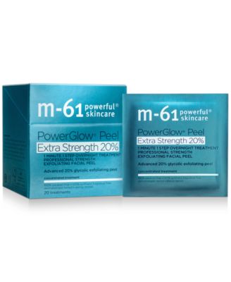 m-61 by Bluemercury - PowerGlow Peel Extra Strength 20%, 20 treatments