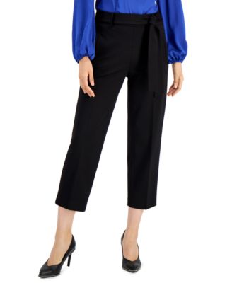 Bar III - Tie Front Capris Pants
