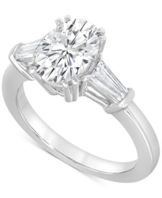 Badgley Mischka - Certified Lab Grown Diamond Engagement Ring (2-1/2 ct. t.w.) in 14k White Gold