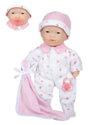 JC TOYS - JC Toys, La Baby 11 inch Pink Washable Soft Body Play Doll For Children 12 Months and older, Designed by Berenguer.
