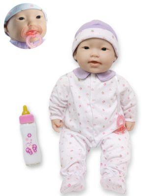 JC TOYS - JC Toys, La Baby 20 inch Pink Washable Soft Body Baby Doll with Accessories - For Children 2 Years and older, Designed by Berenguer.