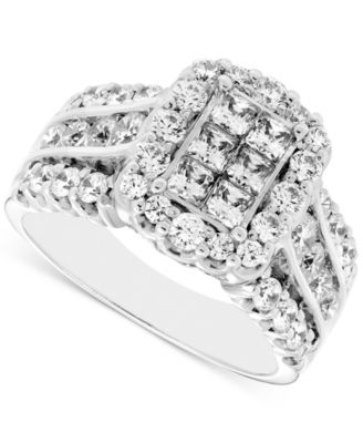 Macy's Brand - Diamond Princessa Ring 2 ct. tw in 14K White Gold