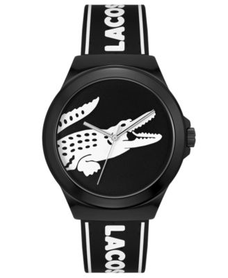 Lacoste - Unisex NeoCroc Black Silicone Strap Watch 43mm