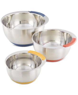 Ayesha Curry - Pantryware 3-Pc. Stainless Steel Nesting Mixing Bowls Set