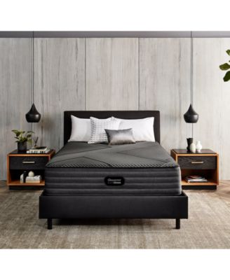 Beautyrest - Black&reg; Hybrid LX-Class 13.5" Plush Mattress Set- California King
