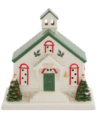Spode - Lighted School House Figurine