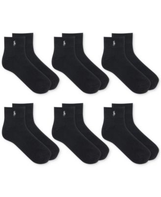 Polo Ralph Lauren - Men's 6-Pk. Performance Sport Quarter Socks