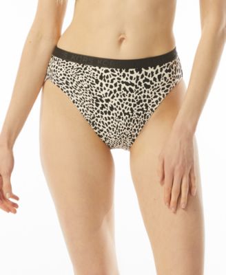 Michael Kors - Women's Printed High-Leg Bikini Bottoms