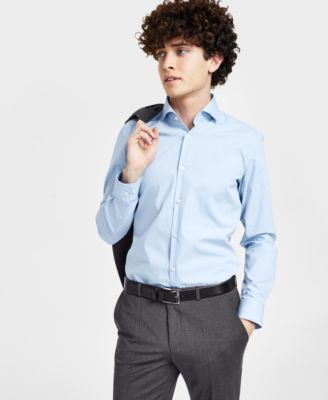 HUGO - Men's Solid Dress Shirts