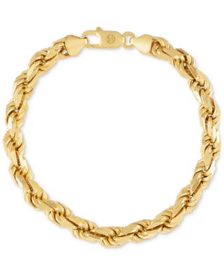 Esquire Men's Jewelry - Rope Link Chain Bracelet