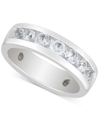 Grown With Love - Men's Lab Grown Diamond Band (1-1/2 ct. t.w.) in 10k White Gold