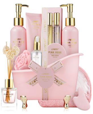 Lovery - 19-Pc. Pink Rose Relaxing Luxury Spa Gift Set