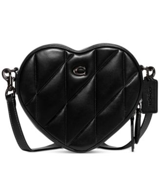 COACH - Quilted Leather Heart Crossbody
