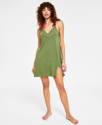 Miken - Juniors' Knotted Tank Cover-Up Dress
